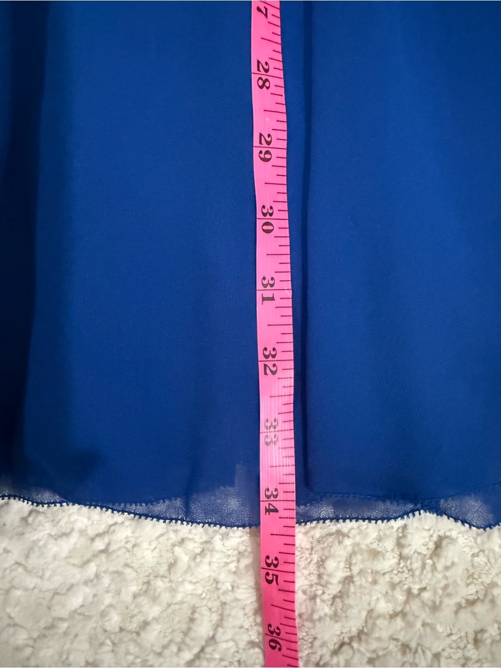 Aritzia Wilfred Blue Pleated Midi Skirt Size M Chiffon Flowy Accordion - Picture 6 of 7
